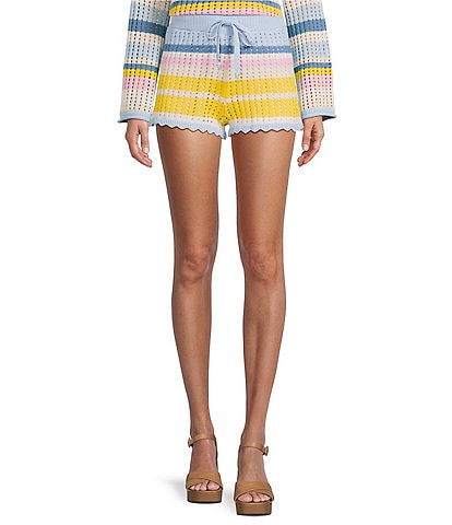 GB Striped Sweater Shorts