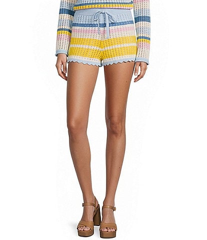 GB Striped Sweater Shorts