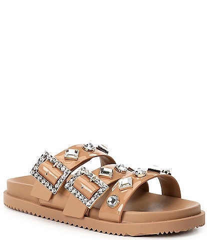 GB x DANNIJO Girls' Kaia Jewel Embellished Banded Sandals (Youth)