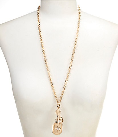 Gemma Layne Cluster Chain Charm Y-Necklace