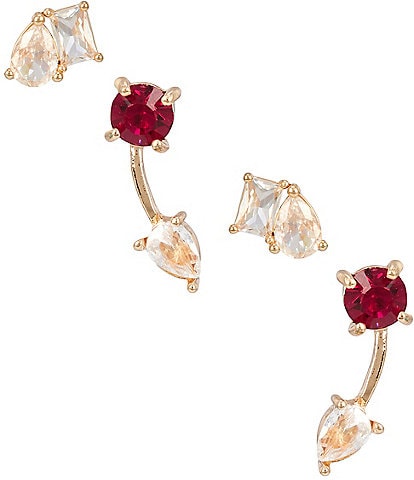 Gemma Layne Delicate Stone Stud Earring Set