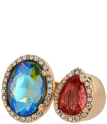 Gemma Layne Double Stone Statement Ring