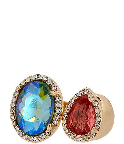 Gemma Layne Double Stone Statement Ring