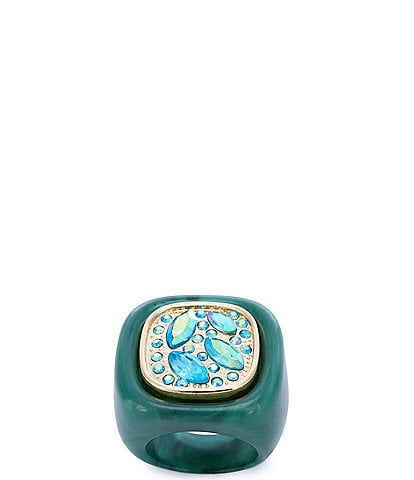 Gemma Layne Embellished Resin Statement Ring