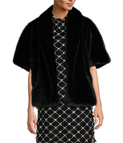 Gemma Layne Faux Fur Caplet