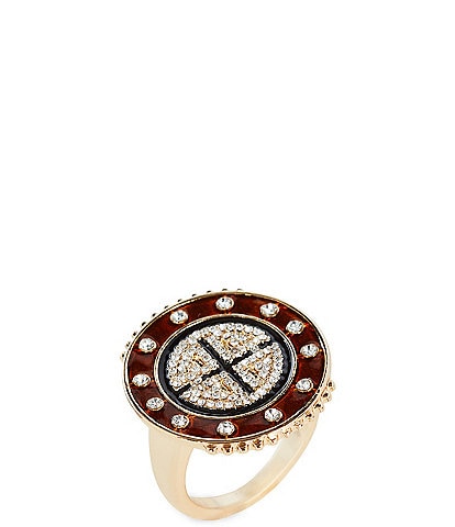Gemma Layne Geo Pave Statement Ring