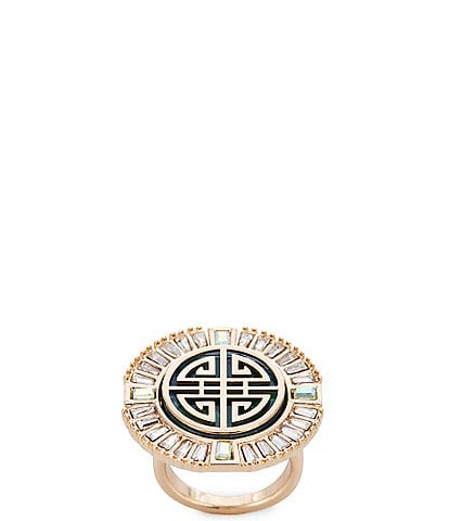 Gemma Layne Geo Stone Statement Ring