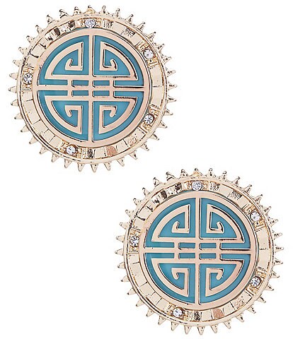 Gemma Layne Geo Stud Earrings