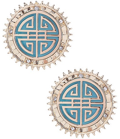 Gemma Layne Geo Stud Earrings