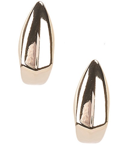 Gemma Layne Geometric Polished Bead Hoop Earrings