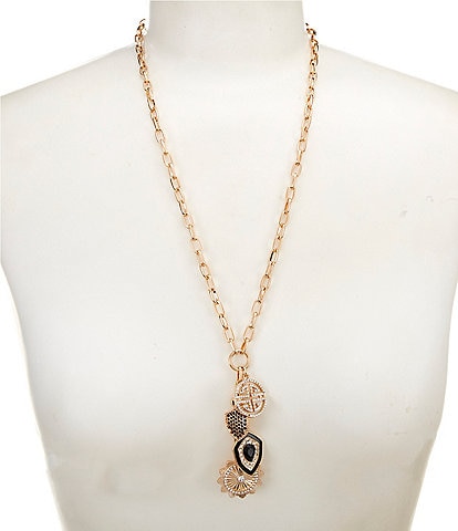 Gemma Layne Mixed Charm Y Necklace
