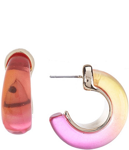 Gemma Layne Ombre Color Hoop Earrings
