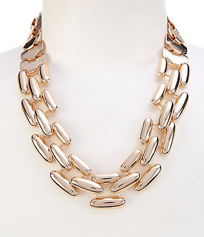 Gemma Layne Oversized Chunky Link Statement Necklace