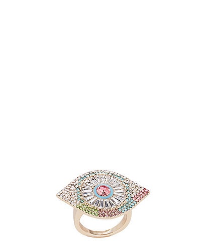 Gemma Layne Pave Eye Statement Ring