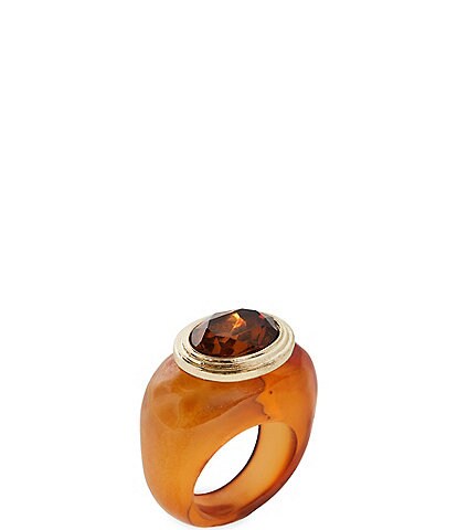 Gemma Layne Pave Resin Statement Ring