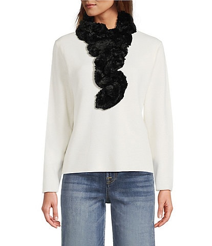 Gemma Layne Pull Through Faux Fur Slink Neck Wrap