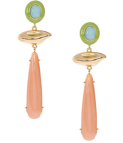 Gemma Layne Semi Precious Drop Statement Earrings