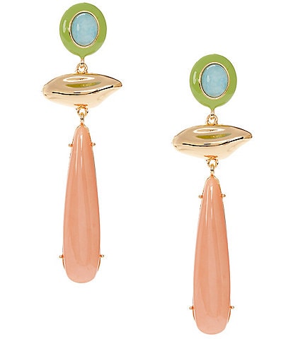 Gemma Layne Semi Precious Drop Statement Earrings