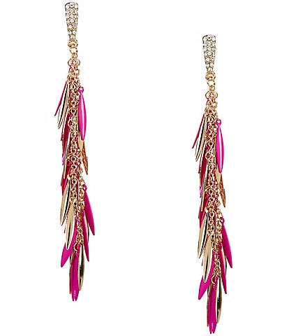 Gemma Layne Statement Stick Tassel Earrings