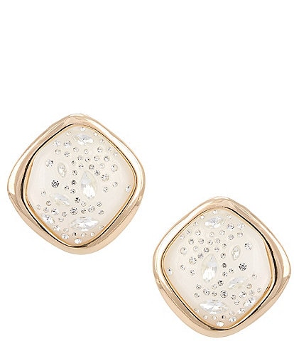 Gemma Layne Statement Stone Stud Earrings