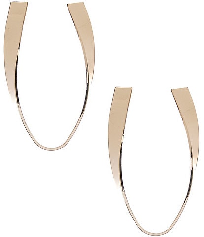 Gemma Layne Twisted Sculptural Hoop Earrings