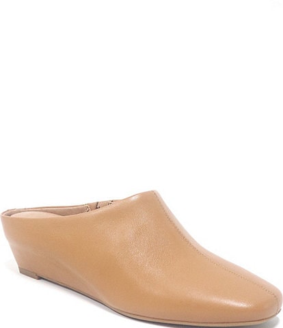 Gentle Souls Carmena Leather Wedge Mules