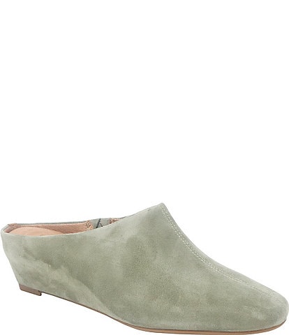 Gentle Souls Carmena Suede Wedge Mules
