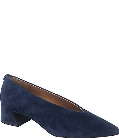 Gentle Souls Galleria Suede High Vamp Pumps