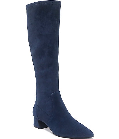 Gentle Souls Gallway Stretch Suede Pointed Toe Tall Boots