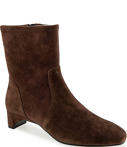 Gentle Souls Namaste Stretch Suede Booties