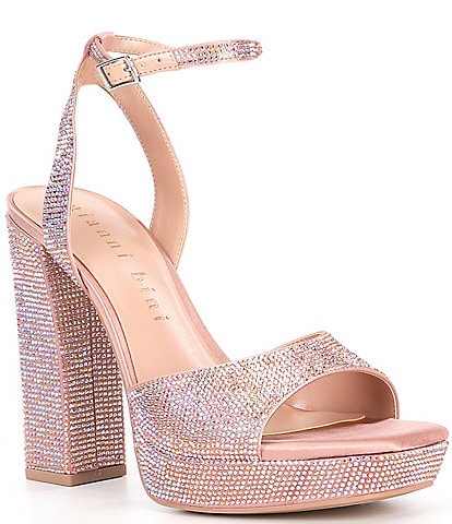 Gianni Bini Andreya Rhinestone Platform Dress Sandals