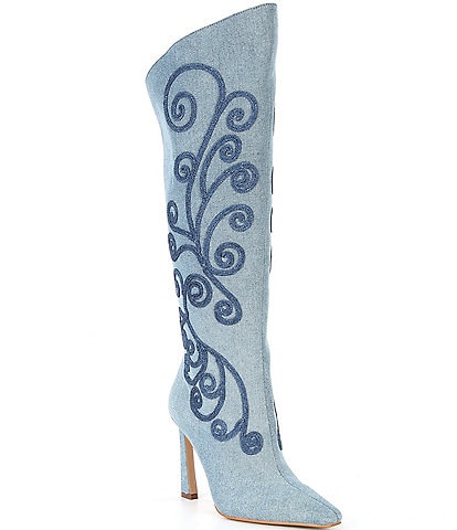 Gianni bini embroidered boots best sale