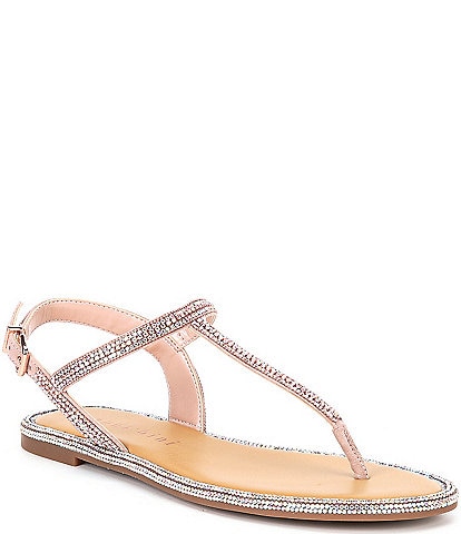Gianni Bini Avellia Jewel Embellished T-Strap Family Matching Sandals