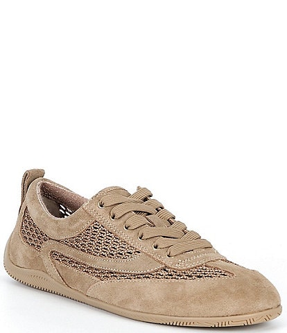 Gianni Bini Cable Suede and Mesh Retro Sneakers