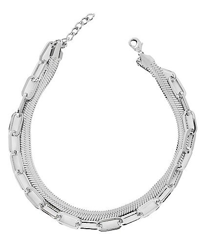 Gianni Bini Demeter Gold Double Chain Boot Anklet