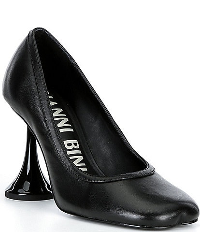 Gianni Bini Magik Leather Molded Toe Pumps