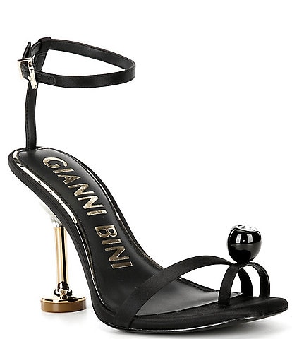 Gianni Bini Marteeny Olive Martini Detail Dress Sandals
