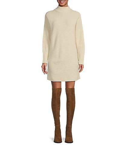 Gianni Bini Michelle Acrylic Turtleneck Long Sleeve Sweater Dress