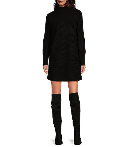 Gianni Bini Michelle Acrylic Turtleneck Long Sleeve Sweater Dress