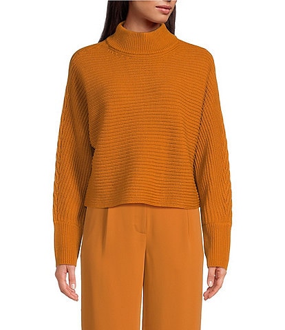 Gianni Bini Michelle Acrylic Turtleneck Long Sleeve Sweater Top