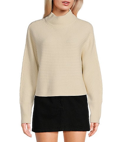 Gianni Bini Michelle Acrylic Turtleneck Long Sleeve Sweater Top