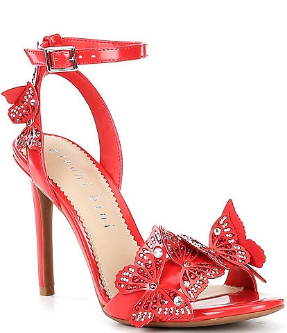 Gianni Bini Orlenna Shiny Butterfly Embellished Dress Sandals