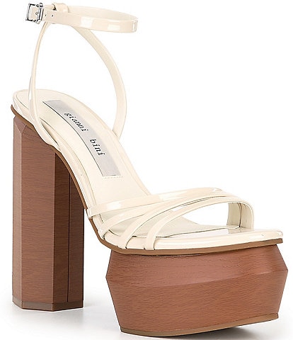 Gianni Bini Parrish Patent Strappy Platform Sandals