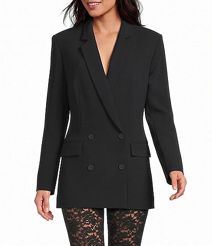 Gianni Bini Reagan Notched Lapel Collared Long Sleeve Blazer