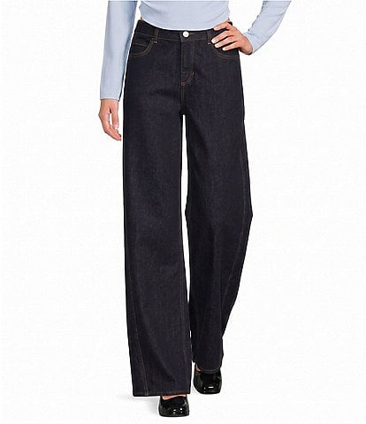 Gianni Bini Rumi Wide Leg Denim Jeans