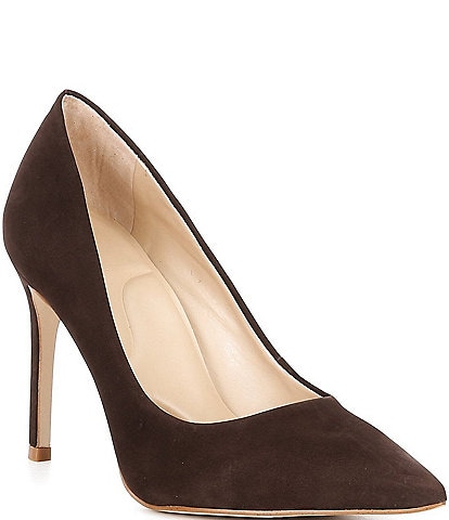 Gianni Bini Sampras Nubuck Pointed Toe Pumps