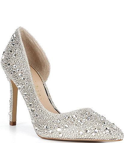 Gianni Bini Therry Four Multi Rhinestone d'Orsay Stiletto Pumps