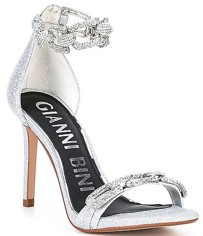 Gianni Bini Vivvia Rhinestone Chain Detail Dress Sandals