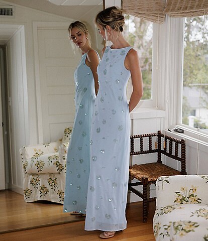 Gianni Bini x Cyd Morris The Bleu Embellished Gown