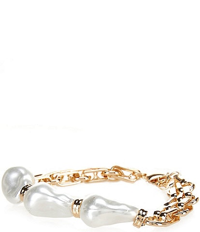 Gianni Bini x Shea Leigh Mills Amelia Pearl Line Bracelet